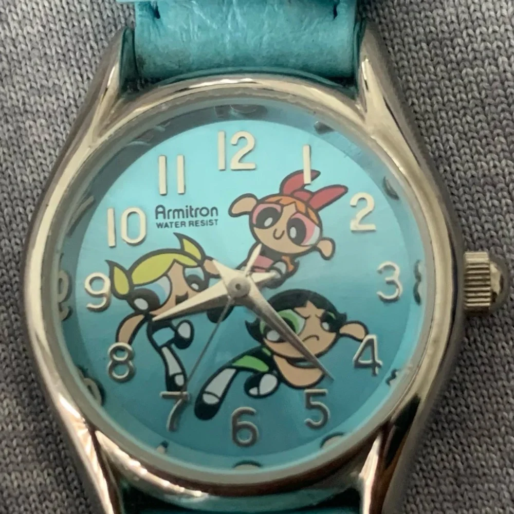 Armitron Teal Powerpuff Girls Watch